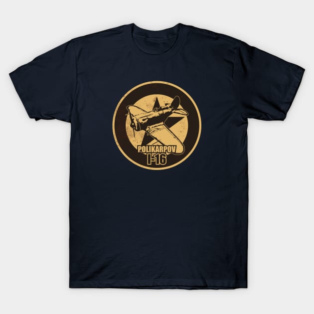 Polikarpov I-16 T-Shirt by Tailgunnerstudios